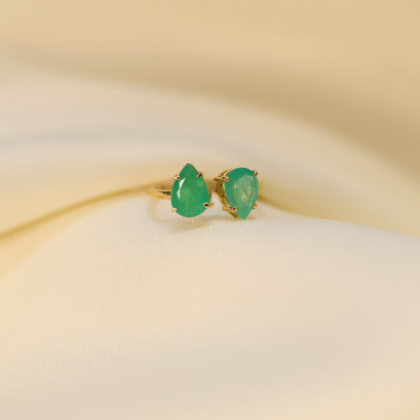 Anillo Toi Et Moi Esmeraldas