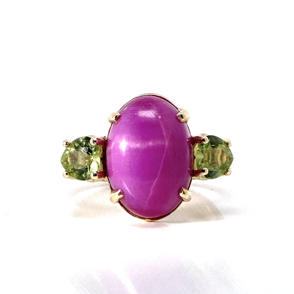 Anillo Galaxia Rubí