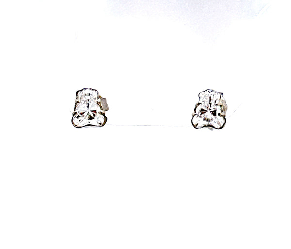 Aretes Teddy diamantes lab.