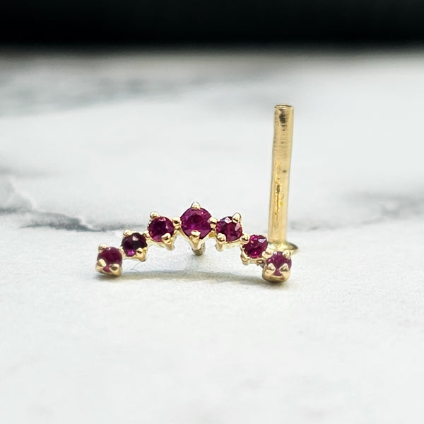 Piercing stunning Rubies