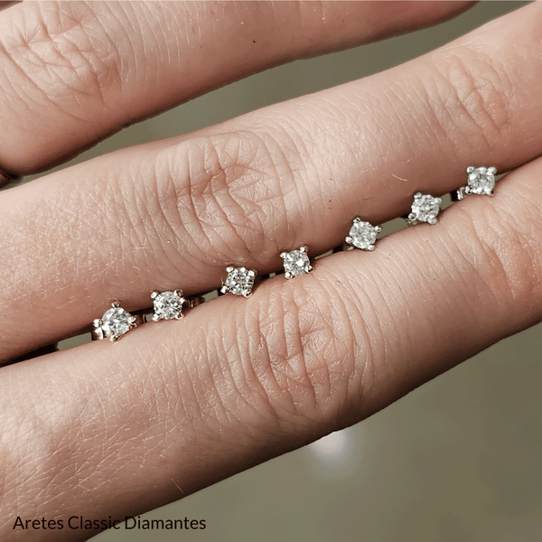 Aretes Classic Diamantes