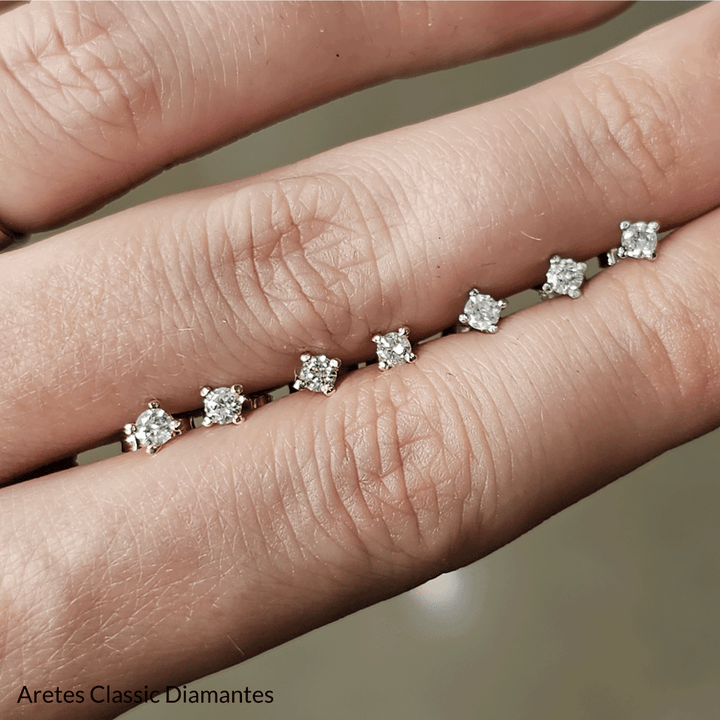 Aretes Classic Diamantes